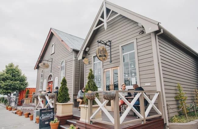 Inside Hello Sunday Cafe